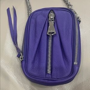 Aimee Kestenberg Purple Crossbody Bag with Chain